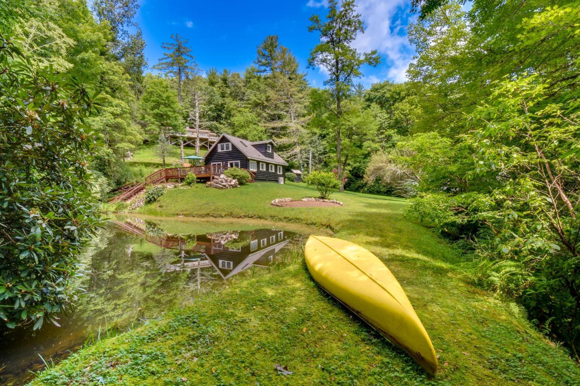 Enchanting Highlands Cottage With Pond And Falls! Buitenkant foto