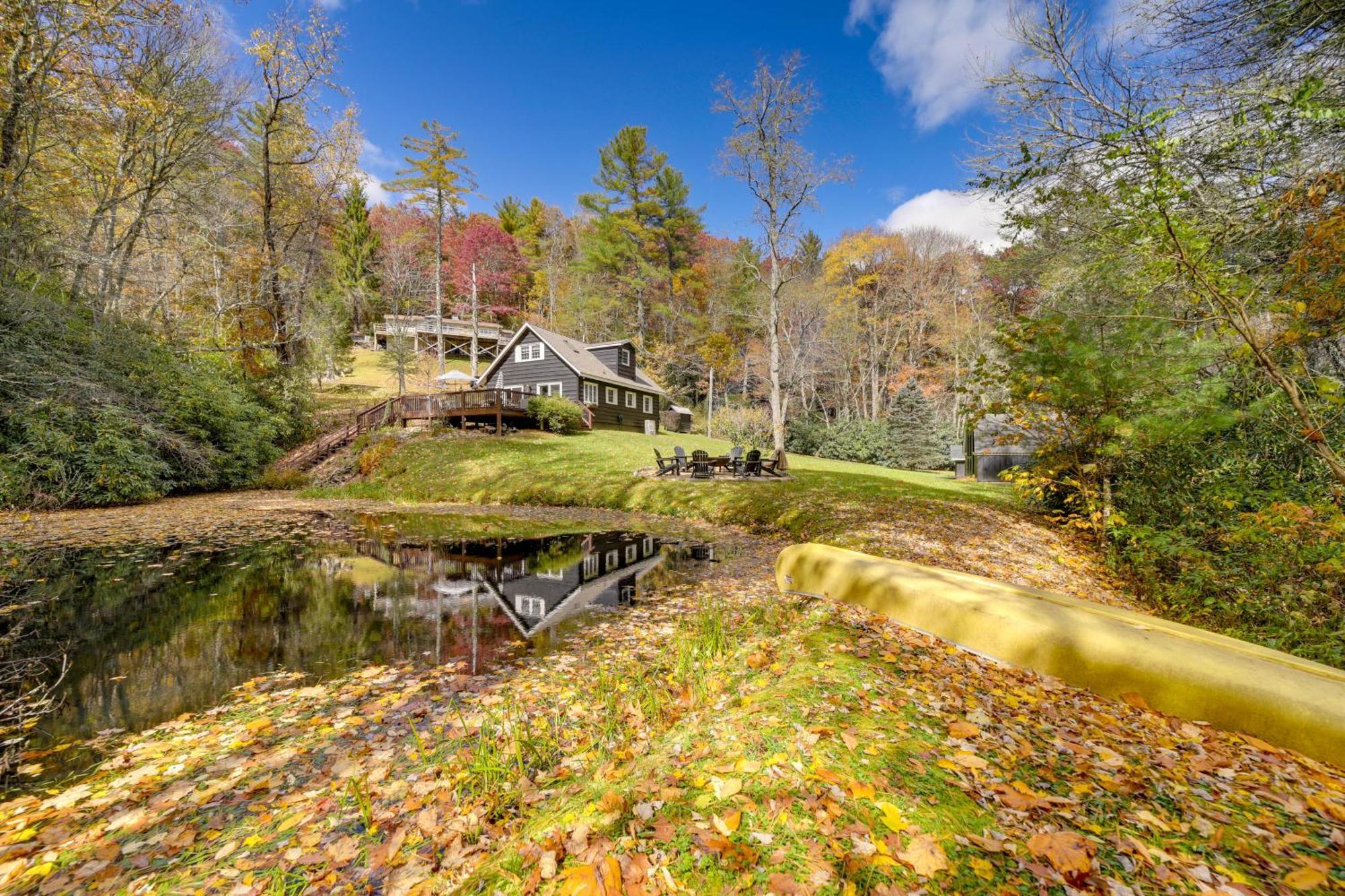 Enchanting Highlands Cottage With Pond And Falls! Buitenkant foto